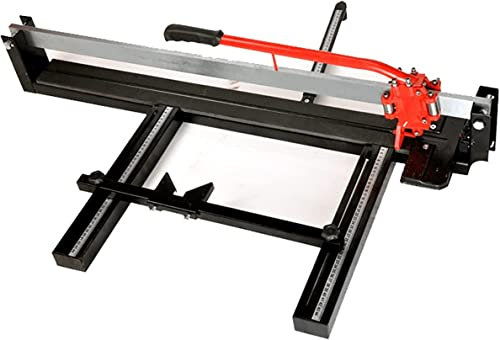 Máquina cortadora Manual de Azulejos, cortadora de Azulejos con Longitud de Corte de 1000 mm, máquina cortadora de Azulejos con guía láser Ajustable para un Corte de Azulejos más preciso