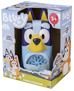Machine à bulles Bluey pour enfants - Souffleur à bulles en forme de personnage - Idéal pour l'extérieur - A partir de 3 ans.