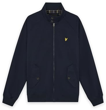 Lyle & Scott Men's Cotton Harrington Jacket, Jet Black
