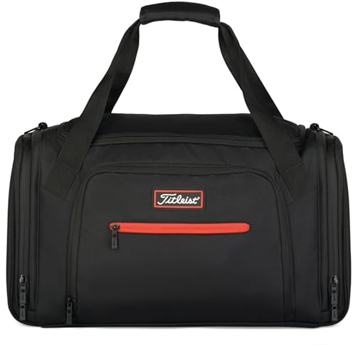 Titleist Players Duffel Bag, Black/Red