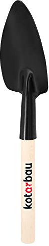 KOTARBAU® Truelle à Fleurs 70 mm Mini Pelle pour Jardinage Truelle de Transplantation avec Manche en Bois 33 cm Accessoire de Jardinage Outil de Jardinage Accessoires de Plantation