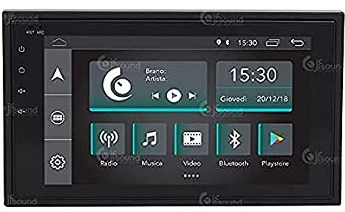 Jf Sound car audio system Autoradio universale 2 DIN Android GPS Bluetooth WiFi USB Full HD Touchscreen Display 6.2