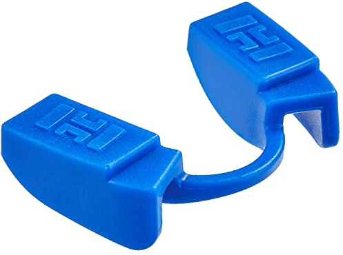 Gewichtheben-Mundstück für Fitness und Fitnessstudio, Powerlifting Mundschutz alle Arten von Kraftsportarten, niedriger Kiefer, kein Kontakt (1PACK BLUE)