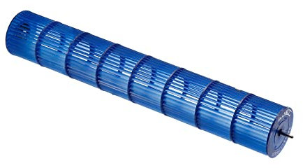 PATIKIL 94x580mm Aire Acondicionador Soplador Ventilador Rueda, Cruzado Flujo Ventilador Ensamblaje Reemplazo para Habitación AC, Azul