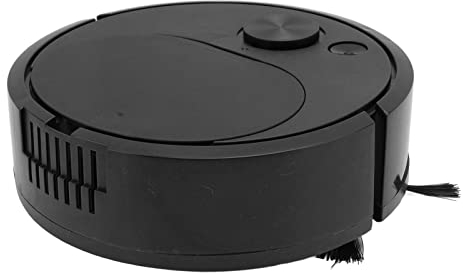 SEAFRONT Mini Smart Sweeping Robot with USB Charging for Tile Vacuum Cleaner Automatic Avoidance Multi Filtration not Suitable for Carpet (Black)