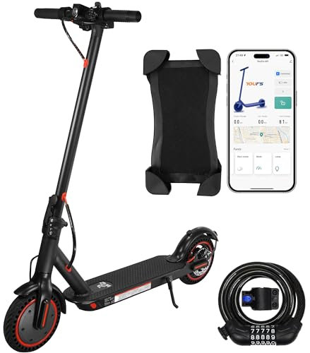 Trottinettes électriques de 8,5 Pouce, Batterie de Classe A de 10,4 Ah, 3 Modes de Vitesse, portée de 15 à 21 milles et Charge de 120 kg avec Support de téléphone Portable et verrou de Voiture