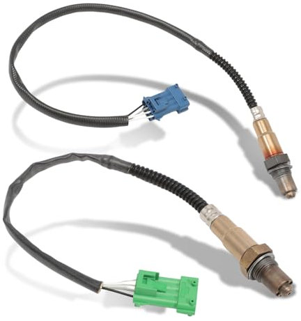 Anlseiod 2 x Sonda Lambda per BERLINGO C2 C3 C4 C6 DS3 SAXO XSARA 96359782 per 206 207 208 3008 306 308 406 407 508 5008 1007 PARTNER 16 28HN Cap. Tori di Ossigeno Numero di connessioni: 4 pin