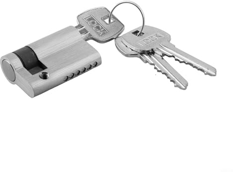 Solid Brass 45mm Half Door Lock Cylinder Anti Pick Shock Resistant Core for Home or Office Enhanced Security Rust Resistant Compatible with Residential and C