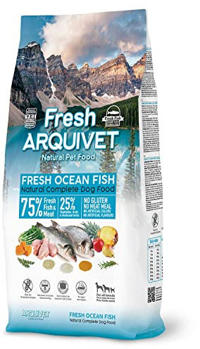 Arquivet Fresh Ocean Fish - 10 Kg - Aliment Complet pour Chien - Poisson et Viande Frais