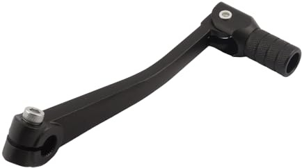 PowerMotor Levier de changement de vitesse Enduro en aluminium pour moto tout-terrain 125 cc à 400 cc - Accessoires de quad (noir)