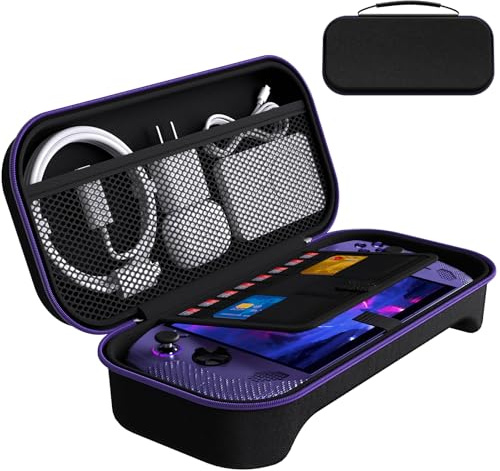 ivoler fodral kompatibelt med Lenovo Legion Go S 2025, bärbart hårt skal skyddsfodral 8 spel och andra tillbehör