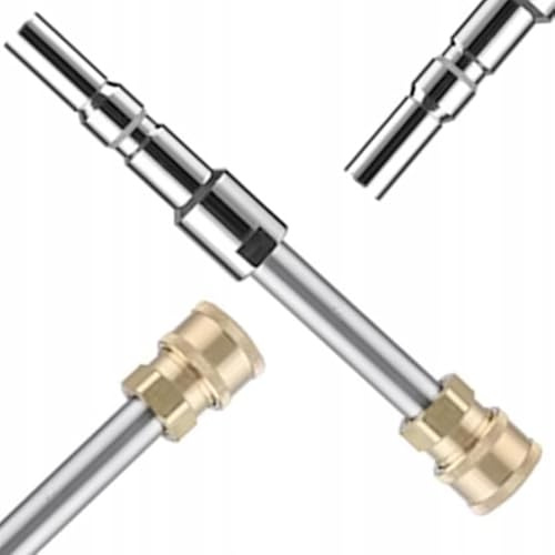 Rosfix Lanze Adapter – Snabbkoppling Kranzle D12/Nilfisk Alto | 1/4 tum QC, 16 cm lång | Max. Tryck 4000 PSI, 60°C | Högtryckstvätt tillbehör