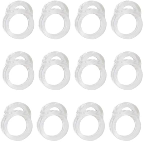JYNXOR 12 Pcs Fermaporta Maniglia,Proteggi Maniglia Porta, Gommini per Porte Salva Muro,Gommini Maniglie Porte,Ferma Finestra,Fermaporte per Maniglie in Silicone Flessibile per Protezione della Parete