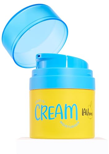 LAVteens Face It! Cream fuktkräm för tonåringar, lätt och inte fet, med kamomill och söt mandelolja, 50 ml