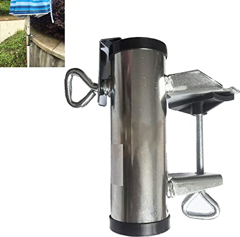 HEZHU Sonnenschirmhalterung Sonnenschirm Balkon Halterung Sonnenschirm Befestigung für Balkon Terrasse Tisch Garten