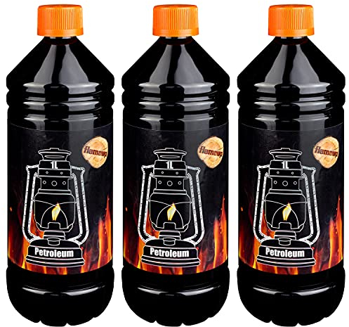 Cherosene Petrolio per riscaldamento a stufa a lampada a lampade a camino riscaldamento detergente 3 l Flameup