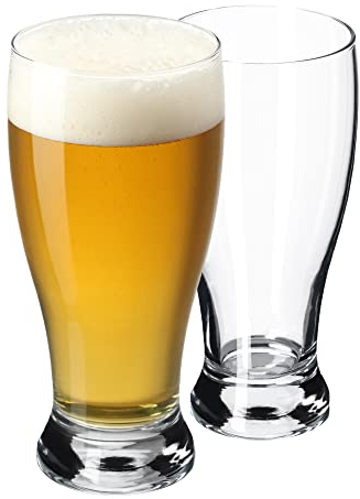 KADAX Biergläser Set, 565 ml, Biertulpen aus Glas, Biergläser für Pils, Helles, Weizen & Craft Beer, Bierglas, Bierkrug, Gläser für Bier, Weizenbiergläser (2 Stück)