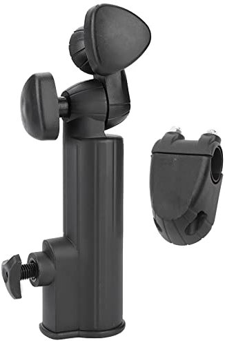 ZAWELIYO Golf Trolley Umbrella Holder, Universal Push Trolley Umbrella Support, Portable Umbrella Stand for All Models 25x5cm
