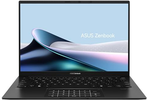 ASUS Zenbook 14 UM3406HA-QD048W OLED 14 WUXGA PC Portable (AMD Ryzen 7 8840HS 5.1Ghz, 16 Go RAM DDR5X, 512 Go SSD, AMD Radeon Graphics, Windows 11 Home) - Clavier AZERTY - Noir