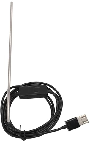 Dpofirs Borescope Industrial 4.9ft 3-in-1 6 LED Inspection Endoscope for Auto Phone Repair (3.9MM)