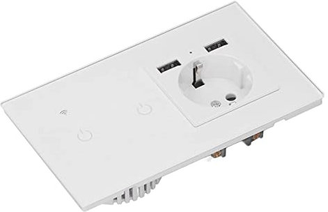 Prise de Courant Dissimulée, Protection contre les Surtensions WiFi Smart Switch EU AC100‑240VAC pour Appareils électroménagers