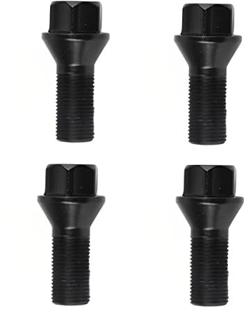 ePathChina 4pcs 36136781151 36136890324 M14 x 1.25 Lug Nut Fit for BMW, Durable Compact Wheel Lug Nuts Bolt