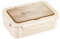 MEMOFYND 1 Stück Schul-Lunchbox, versiegelte Lunchbox, Frühstücksbox, Picknick-Snackbox, 3-in-1-Fach-Lunchbox, geeignet für Camping, Schule (Khaki-Farbe)