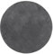 vidaXL Anthracite Round Rug - Low Pile, Non-Slip, Machine Washable, Suitable for Underfloor Heating, Soft and Fluffy, 160 cm Diameter