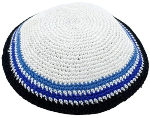 Gorro Kipá De Punto Hecho a Mano De Algodón Judaico Kippah Skullcap para Hombres Sombrero Yamaka Sombreros Judíos para Niños Y Niños