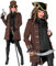 W WIDMANN MILANO Party Fashion - Historischer Mantel für mehrere Charaktere, Pirat, Steampunk, Faschingskostüme