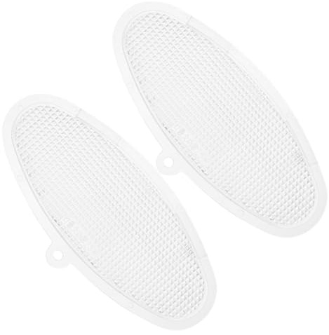 ABOOFAN 2pcs Range Hood Light Covering Plates Plastic Lamp Shades Replacement for Indoor Range Hood Chinese Style Easy to Fit