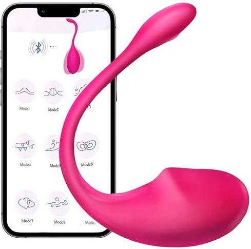Vibratore Donna Bluetooth Uovo Vibrante - Vibratore Stimolatore Clitoride Vagina Bullet G-Spot Sex Toys 9 Modalità Vibratoriper Vibratoreper Donna Professionale Sexytoysys Donne Clotoride Piccolo