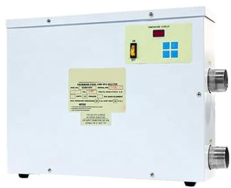 Riscaldatore elettrico per piscina, pompa di calore ad alta efficienza per piscina residenziale e spa, riscaldamento dell'acqua veloce per un'esperienza di nuoto efficiente e piacevole