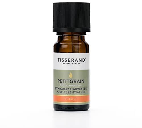 Tisserand Petitgrain Ethically Harvested Essential Oil - 9ml | Fresh & Floral Petitgrain Aroma, 100% Natural Pure Essential Oils, Uncompromising Quality, Certified Vegan
