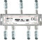 TronicXL 6 Way Broadband 3D 4K HD SAT Splitter Distributor Cable Adaptor For Virgin Media Aerial Freeview Freesat Sky Telewest Eurovox Starview Dreambox Satellites coax coaxial Box Television TV CATV