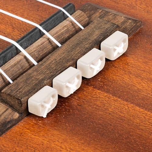 Alba Guitar Beads in White gloss for Ukulele, for Nylon Ukulele Strings