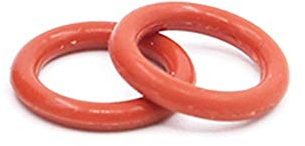 40pcs Red Silicon O-Ring Silikon CS 2,5mm Dicke OD 14/15/16/17/18/19/20 O-Ring-Dichtung Gummidichtung Ringe Washer, 17x12x2.5mm