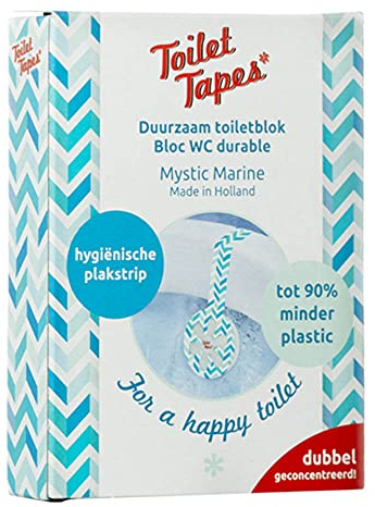 Toilet Tapes - Mystic Marine -Toilettenstein - nachhaltiger WC-Duftstein - WC-Reiniger und WC-Frische - WC-Stein ohne tierische Bestandteile