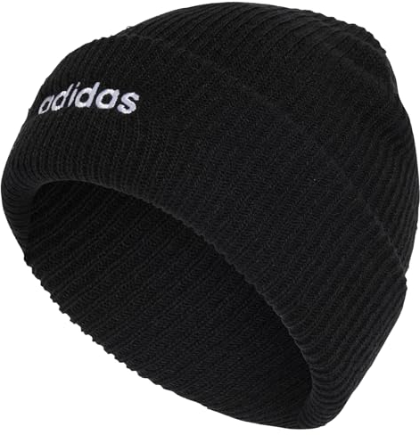 adidas Unisex Classic Beanie, Black/White, M