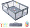 GLOKID Laufstall Baby 120 X 180cm, Laufgitter baby, große Sicherheitsspielplatz, mit Anti-Kollision Schaum Absperrgitter mit atmungsaktivem Netz, Einschließlich Ocean Balls y Pull Rings (XWL 1218)