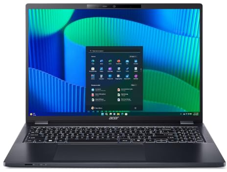 acer TravelMate P4 NX.B9BEK.001 Laptop, 40.6 cm (16) WUXGA Display, Intel Core Ultra 5 125U, 16 GB DDR5 RAM, 512 GB SSD, Windows 11 Pro, Black