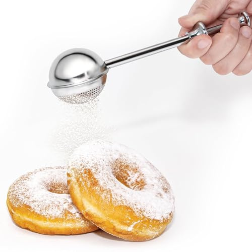 Dusting Wand Powdered Sugar Shaker Duster Sifter for Baking Sugar, Flour & Spices Home Kitchen, Perfect for Cakes and Spice