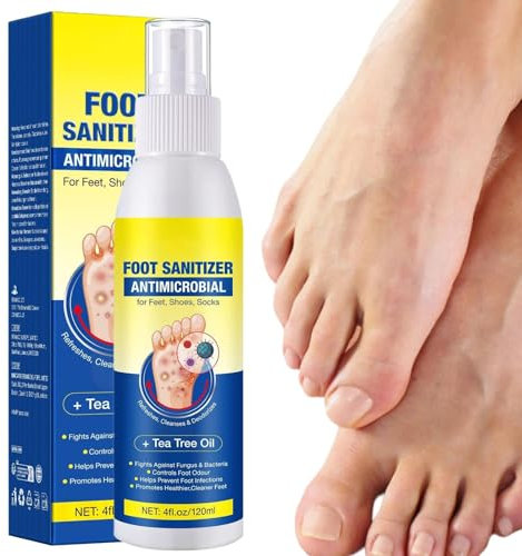Spray para Pies | Spray Antihongos 120ml Para Pie De Atleta - Tratamiento Diario para Mujeres y Hombres Adultos - para Deporte, Viajes y Hogar