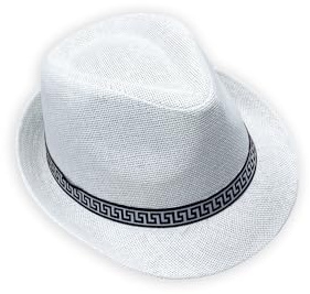 Sombrero Fedora Estilo Panamá, Borsalino con Cinta Decorativa, Sombrero Moderno de Verano, Casual.