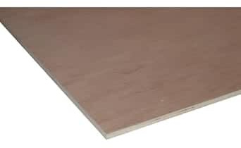 Non-Structural Hardwood Plywood Sheet – Moisture Resistant Smooth Sanded Timber Board for Joinery, Shelving, Furniture, DIY, and Interior or Exterior Use (1, 5.5mm x 1220mm x 2440mm)