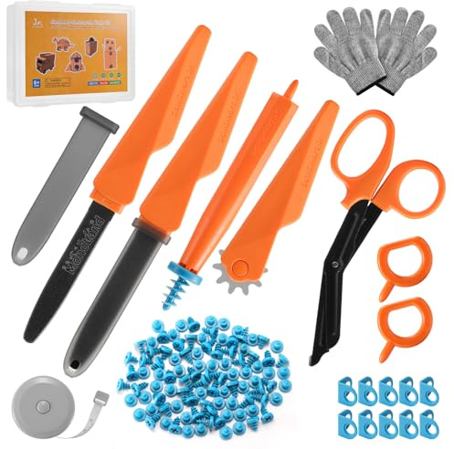 SainSmart Jr. Karton Werkzeug Bastelset 120-tlg, Solo-Starter STEM, ab 5 J.