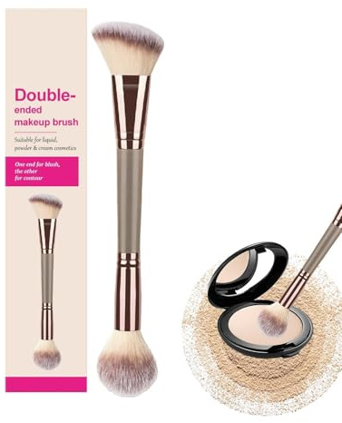 Pinceles de maquillaje – Herramienta de fusión para maquillaje – Pincel de contorno – Para cara, mejillas, teñido, rubor, líquido,