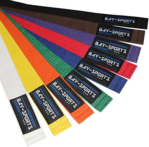 BAY® Budogürtel, Kampfsportgürtel, (schwarz, 160)