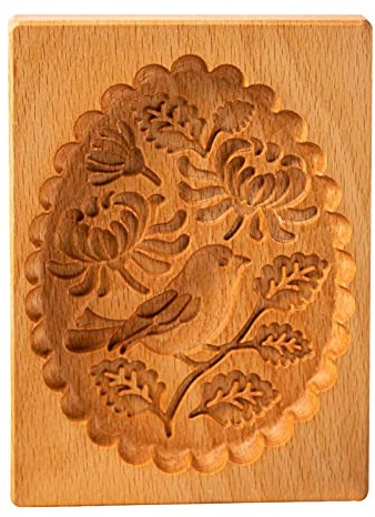 Stampo in legno per biscotti a forma di luna, per biscotti fai da te, torte di zenzero