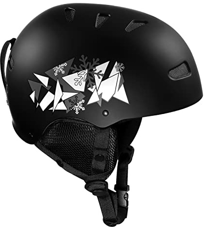 12 Caschi Da Skateboard Casco Da Sci Uomo Casco Da Sci Da Donna Da Pattinaggio Da Snowboard Da Skateboard Mancare Lucidalabbra Perlato